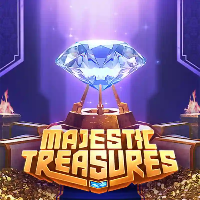 Majestic Treasures slot game banner at bb2bet casino